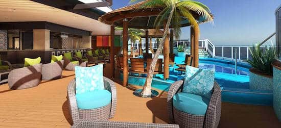 The Expanded LANAI on Deck 5 aboard Carnival Vista
