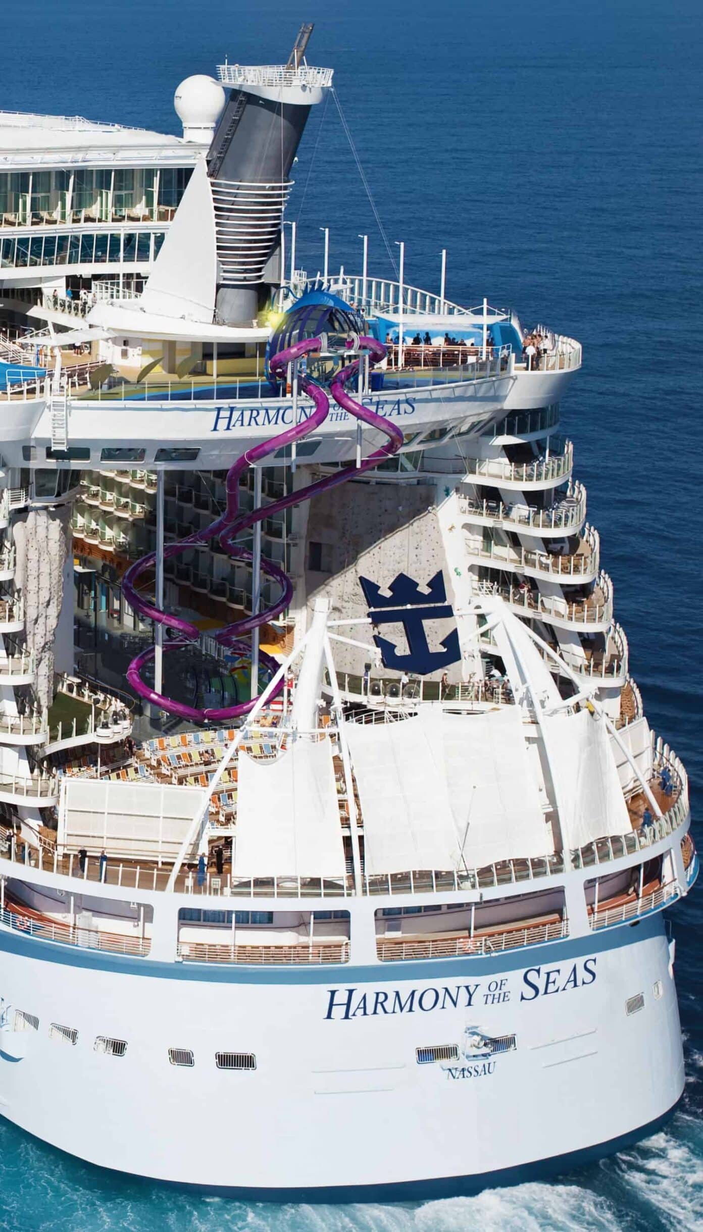 Royal Caribbean Unveils Harmony Of The Seas’ Ultimate Abyss Water Slides