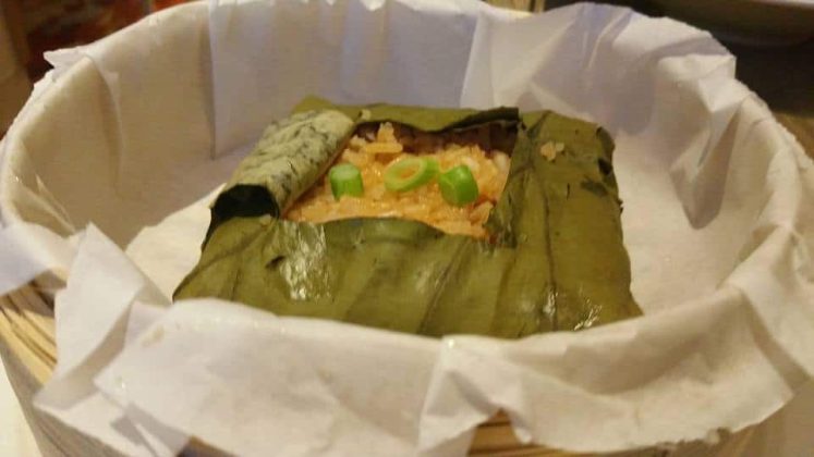 Rice wrapped in Lotus Leaf