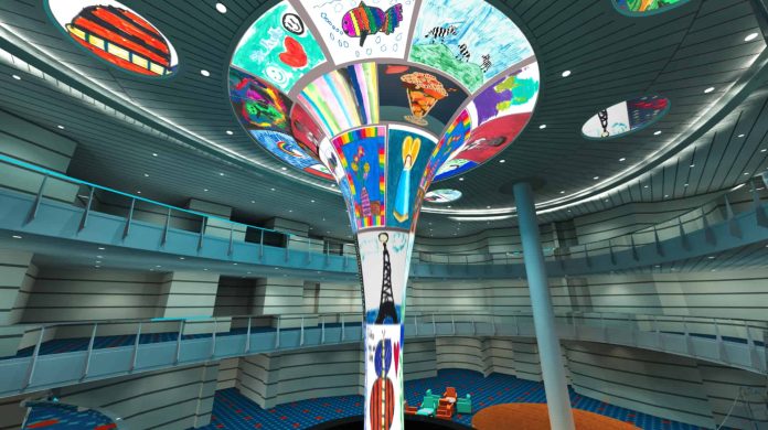 Carnival Horizon Dreamscape LED Atrium Sculpture to Feature Artwork Created by St. Jude Children's Research Hospital Patients