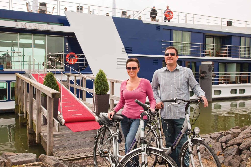 Bicycles are available in ports