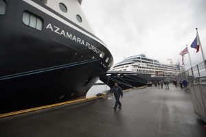 Azamara Journey Meets Sister Ship Azamara Pursuit During Its Maiden Voyage | 2
