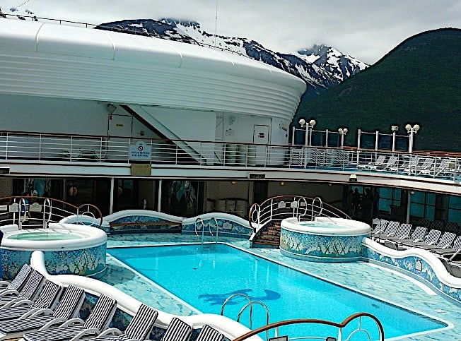 Golden Princess cruise ship in Alaska