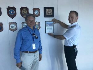 Symphony of the Seas, Port Canaveral plaque presentation