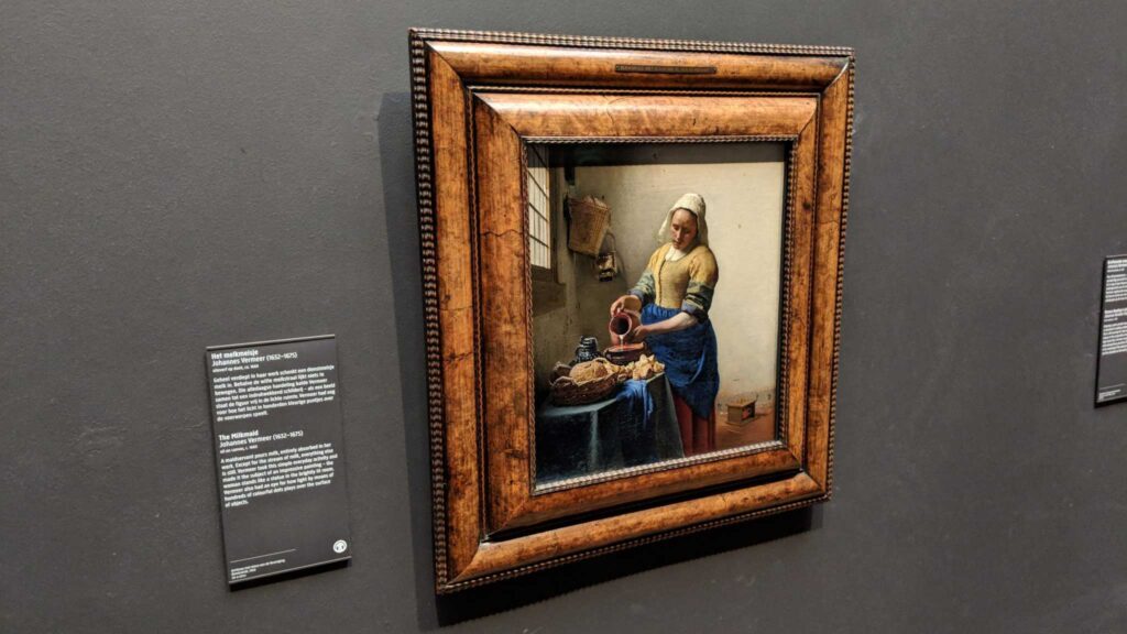 The Milk Maid by Vermeer