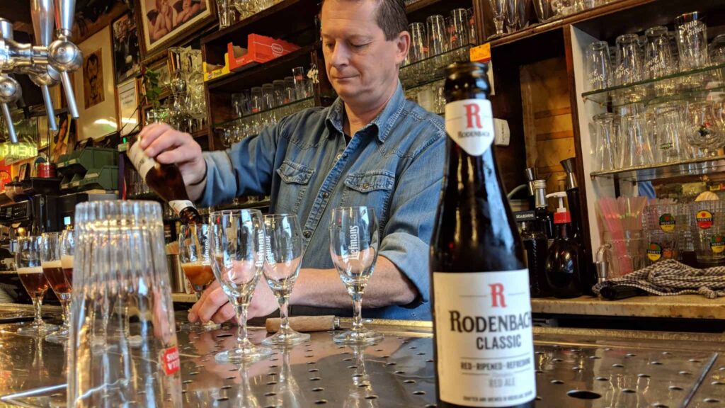Belgian beers in Antwerp