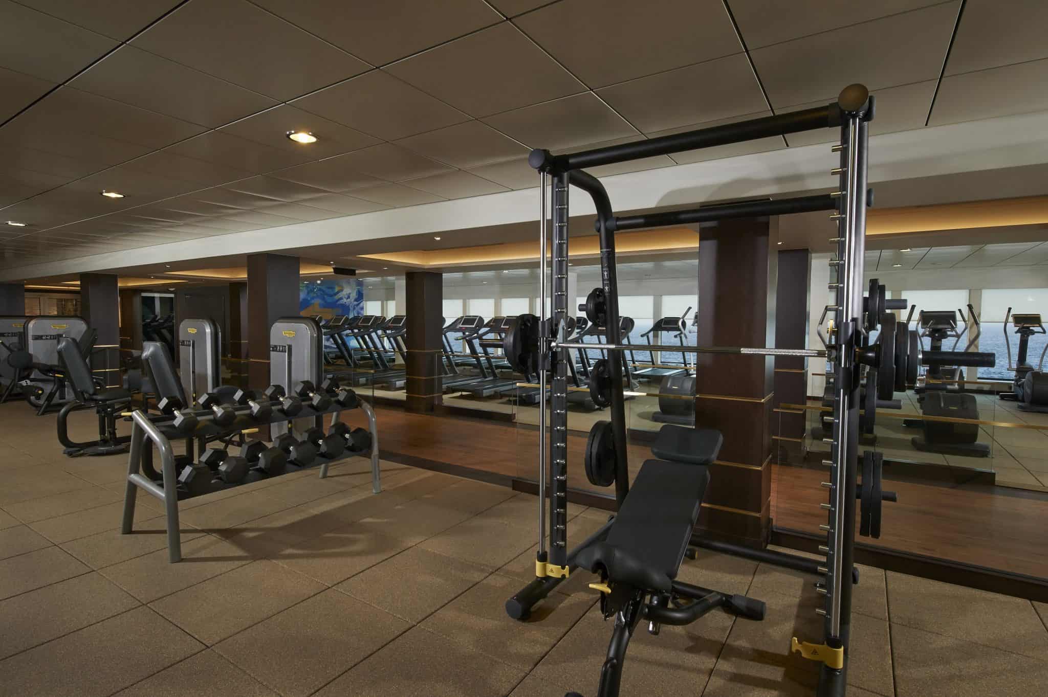 american cruise lines gym