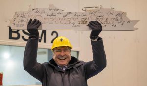 Royal Caribbean Celebrates First Steel Cut For Odyssey of the Seas at Meyer Werft Shipyard