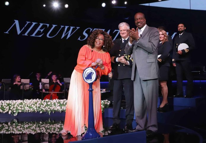 Holland America Line Celebrates Dedication of Nieuw Statendam with O-Mazing Ceremony Featuring Godmother Oprah Winfrey