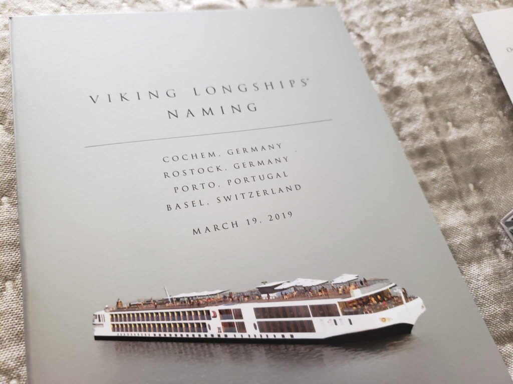 Viking Cruises, New River Ship Ceremony