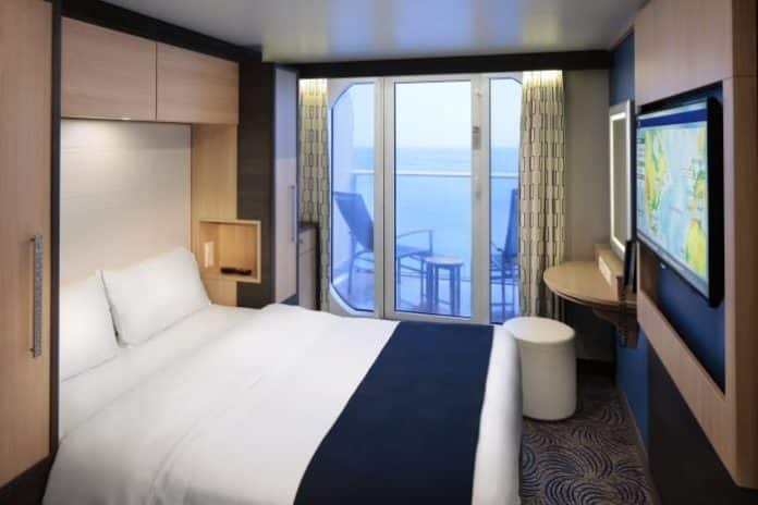 The studio cabin on Royal Caribbean's Anthem of the Seas.