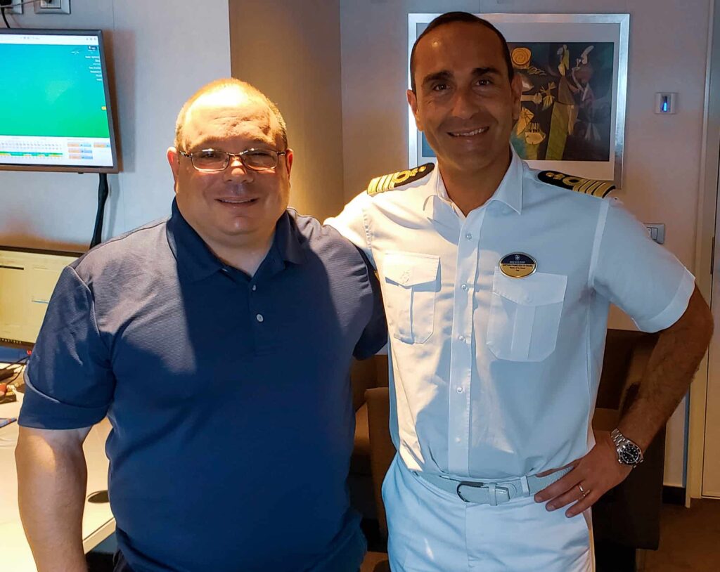 Meeting Captain Franchesco Di Palma, Master of the MSC Seaside