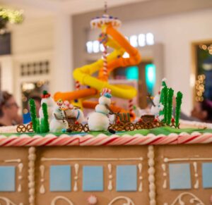 Carnival Cruise Line Docks Gingerbread Mardi Gras in Atlanta Mall | 29