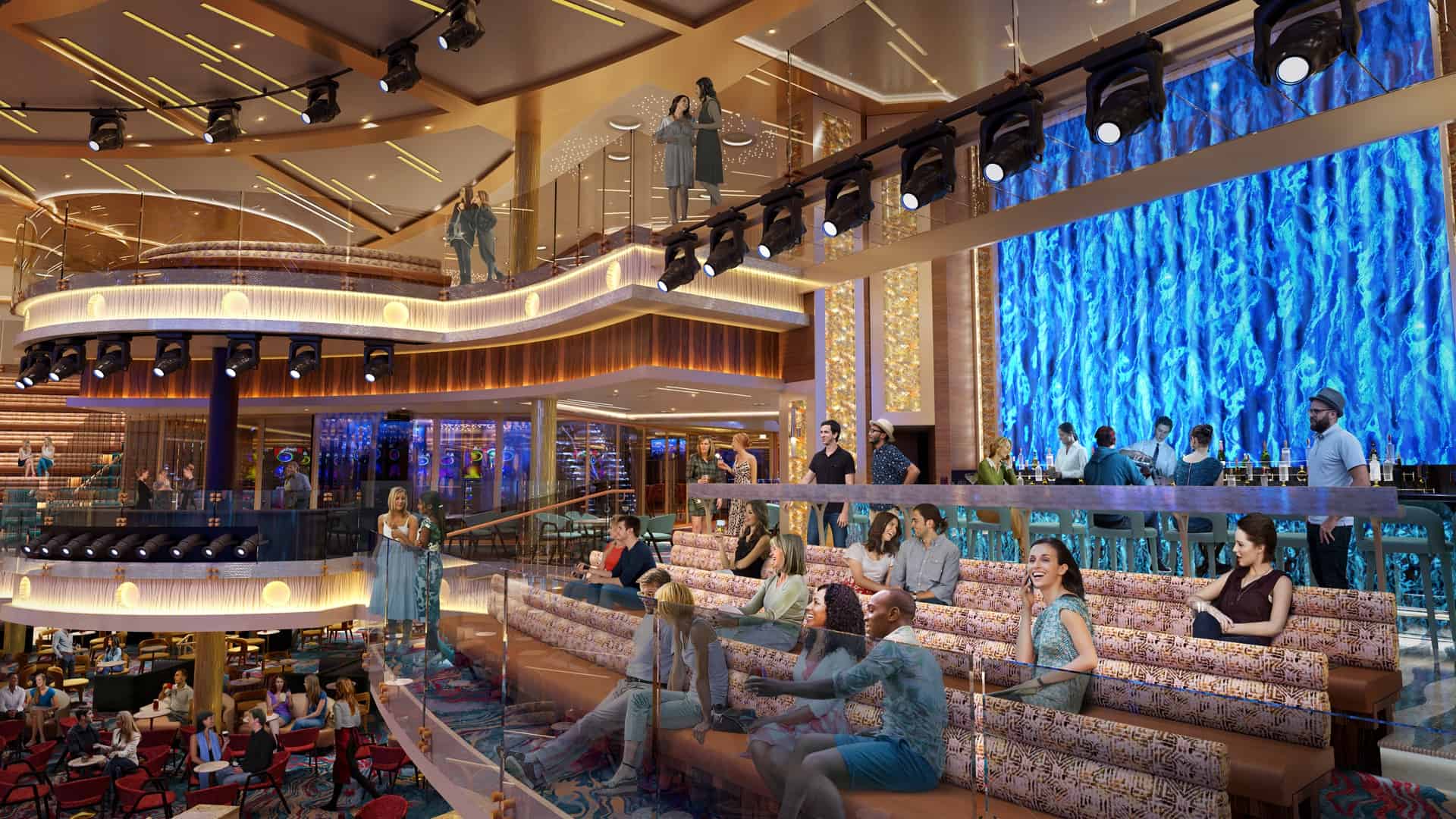 Carnival Cruise Line Reveals Mardi Gras' Massive Grand Central Atrium