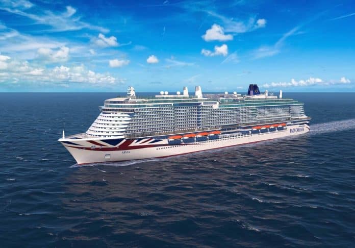 P&O Cruises names new ship Arvia