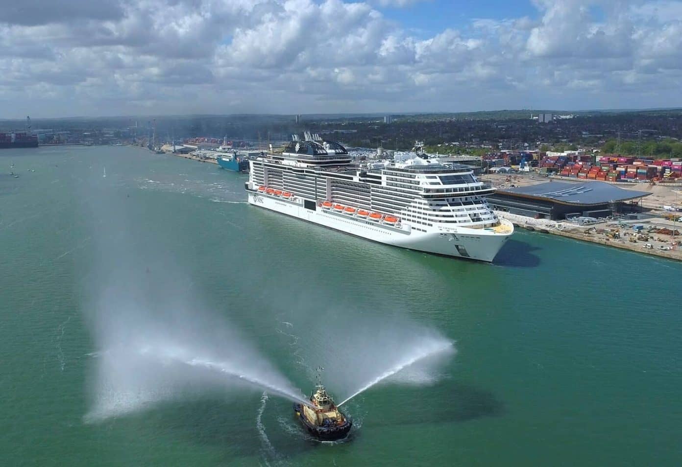 MSC Virtuosa Arrives In Southampton To Be First Ship To Begin UK Cruises