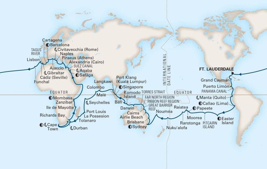 2025 Grand World Voyage Highlights — Zuiderdam